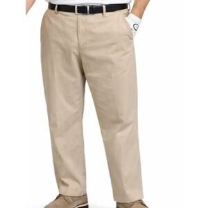 Ben Hogan Golf Pants Mens Size 40" Waist Tan Flat Front Active Flex Pants Casual